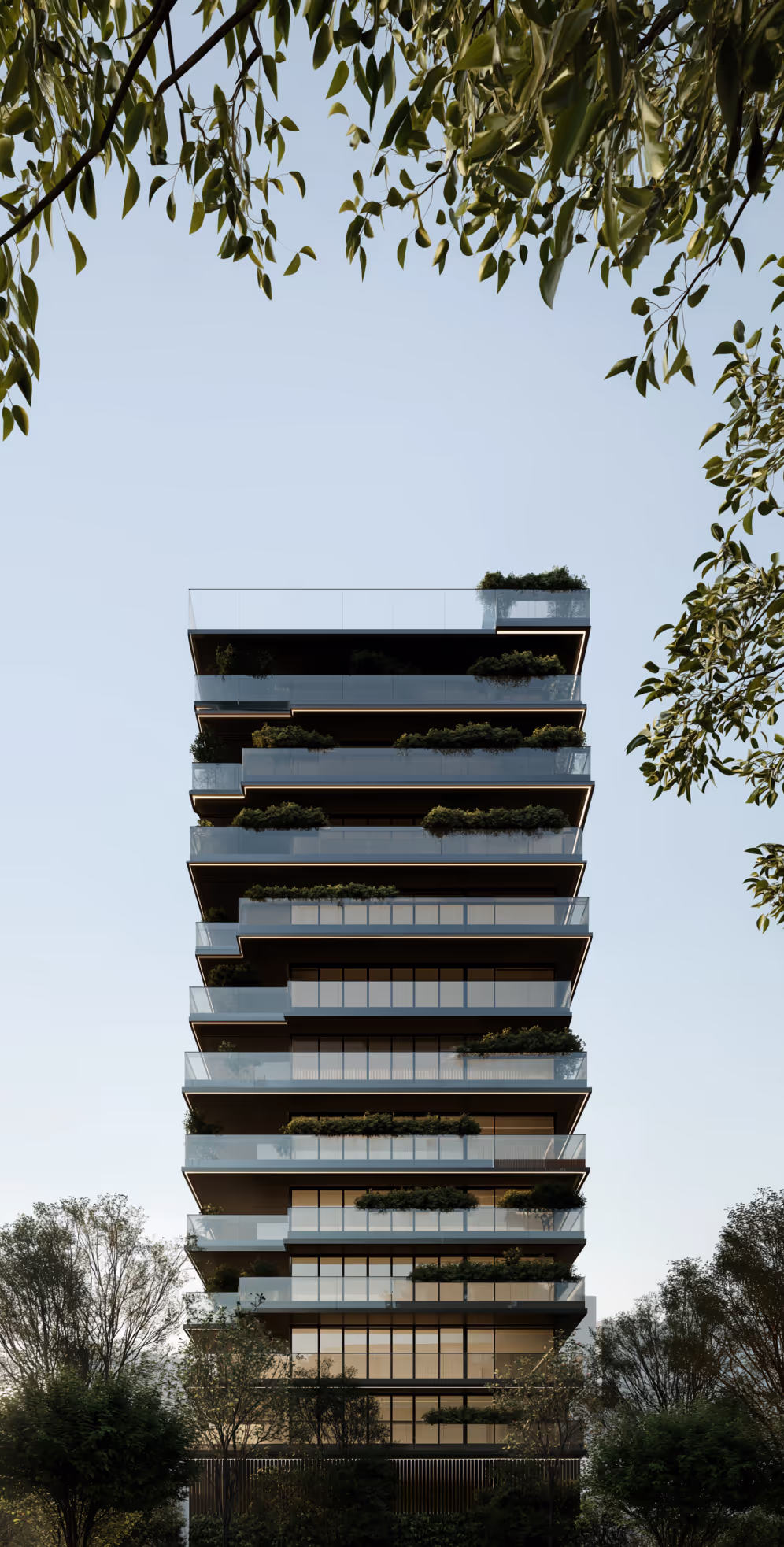 Cascade residential tower, new apartments in Canary Wharf, London E14